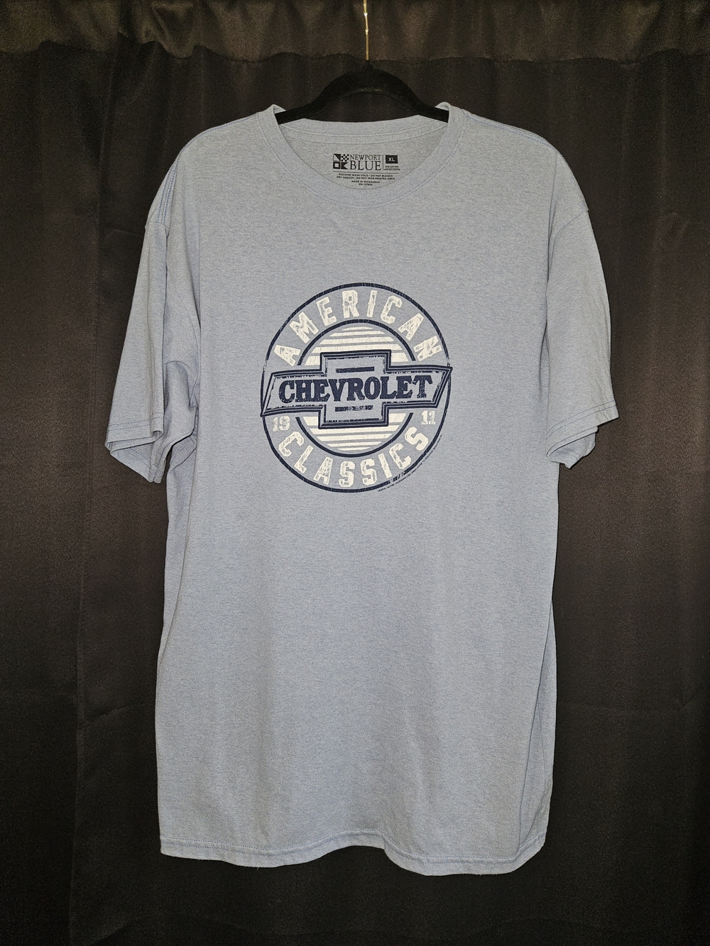 Newport Blue Chevrolet American Classics Graphic Tee XL